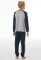 Lange pyjama met manchetten, grijs gemêleerd - Nightwear