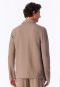Long-Sleeve Pique Shirt, Warm, Nougat - Mix+ Relax