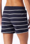 Pantalon court rayé de bleu foncé - Mix+Relax