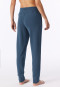 Langere broek met dubbelzijdige manchetten, diepblauw - Mix+ Relax