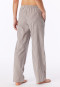 Langere broek van geweven viscose, multicolor strepen  Mix+ Relax