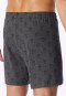 Boxershorts, set van 2, jersey, effen/met patroon, blauw/grijs - Boxershorts multipack