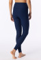 High Waist Leggings Doppelripp admiral - SCHIESSER Active