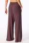 Lange broek van jerseybreisel, cacaobruin - Mix+ Relax