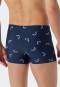Badmode retro knitwear gerecycled visjes donkerblauw - Waterworld