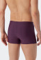 Retro swim shorts knitwear zip pocket red patterned - Marineland