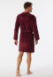 Bathrobe terry cloth 100cm burgundy - Essentials
