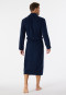 Bademantel "Terry" Frottee 125cm dunkelblau - Essentials