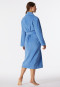Badjas badstof blauw - Essentials