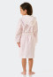 Bathrobe velour polka dots white - Original Classics