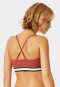 Bandeau bikini top padded variable straps whiskey - California Dream