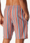 Bermuda kurz Webware hellrot gestreift - Mix+Relax