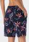 Bermuda modal zakken bladprint multicolor - Mix+Relax