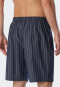 Bermudashorts Webware Organic Cotton Streifen dunkelblau - Mix+Relax
