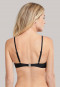 Bikini top underwire soft pads variable straps black - Mix & Match Nautical