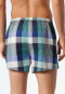Lot de 2 boxers uni motif carreaux multicolore - Fun Prints