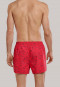 Boxer shorts 2-pack woven fabric palm tree lifebuoy patterned denim blue/red - fun prints