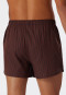 Boxershorts 2-pack geweven stof effen gestreept veelkleurig - Boxershorts Multipacks