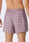 Boxer shorts 2-pack woven fabric solid checked multicolored - Fun Prints