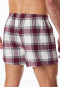Boxershorts 2er-Pack Webware uni kariert mehrfarbig - X-Mas