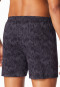 Boxershorts Interlock gemustert kohle - Fine Interlock