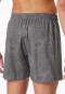 Boxer Interlock Paisley anthracite imprimé - Fine Interlock