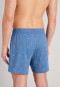 Boxershorts Jersey 2er-Pack Hüte gestreift dunkelblau/mittelbraun - Fun Prints
