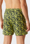 Boxer shorts jersey 2-pack solid patterned dark blue/yellow - Fun Prints