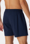 Boxer shorts jersey dark blue patterned - Cotton Casuals