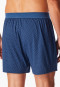 Boxer shorts Organic Cotton patterned atlantic blue - Comfort Fit