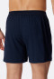 Boxer shorts Organic Cotton patterned midnight blue - Comfort Fit