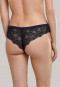 Slip brasiliano in pizzo color blu notte - Modal and Lace
