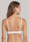 Underwired bra with pads, cream-white - Sabrina