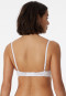 Underwire bra with cups and lace white - Pure Cotton