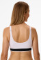 Bustier Doppelripp Organic Cotton weiss - Pure Rib