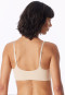 Bustier microvezel uitneembare pads zandkleur - Invisible Soft