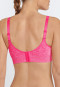 Bustier Seamless herausnehmbare Pads pink meliert - Active Mesh Light