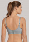 Bustier Seamless herausnehmbare Pads silbergrau - Active Mesh Light