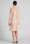 Fleece coat button placket collar soft pink - selected! premium inspiration