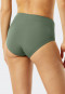 High-waisted bikini bottoms lined sash khaki - California Dream