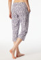 Hose 3/4-lang Blumen mehrfarbig gemustert - Mix+Relax