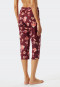 Pants 3/4-length modal pockets floral print multicolored - Mix & Relax