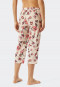 Pants 3/4-long modal pockets floral print sahara - Mix & Relax