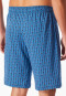 Hose kurz blau gemustert - Mix+Relax