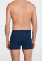 Broek kort fijnrib 2-pack met opening donkerblauw gestreept - Original Classics