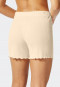 Hose kurz Organic Cotton Ajouree Zierknöpfe sahara - Mix+Relax