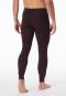 Hose lang braun-meliert - Comfort Fit