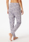 Hose lang Bündchen Blumen multicolor - Mix+Relax