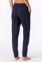 Lange manchetten broek diep blauw - Mix+ Relax