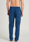 Pants long fine interlock midnight blue checkered - Mix & Relax